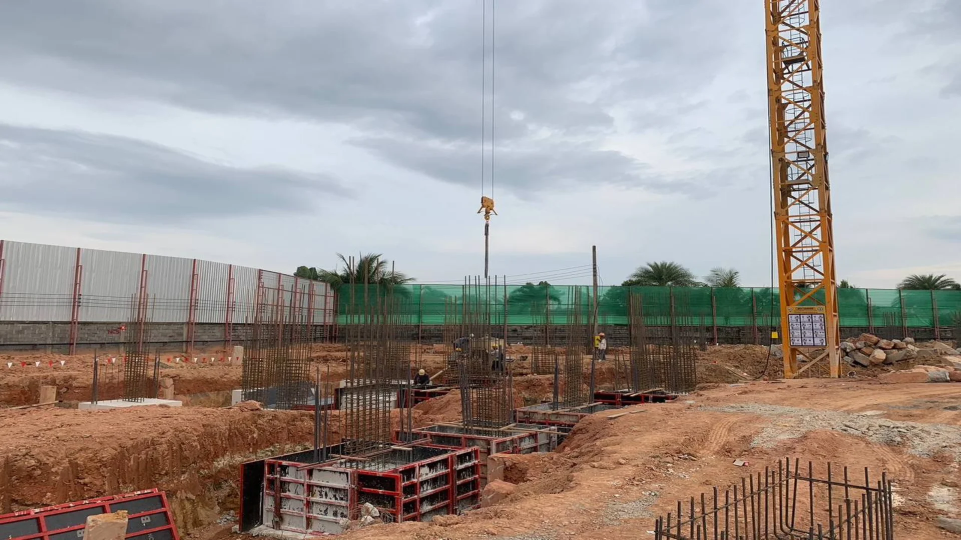 Ход строительства