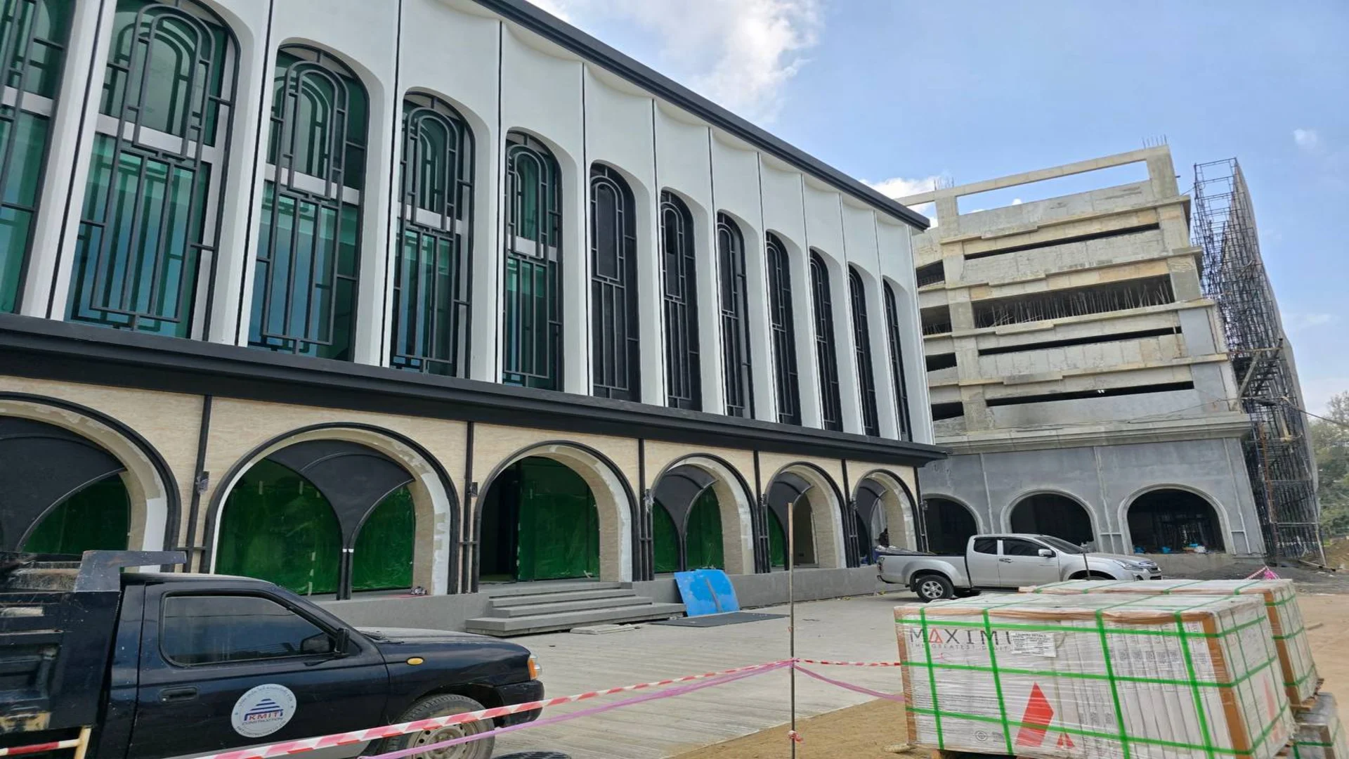 Ход строительства