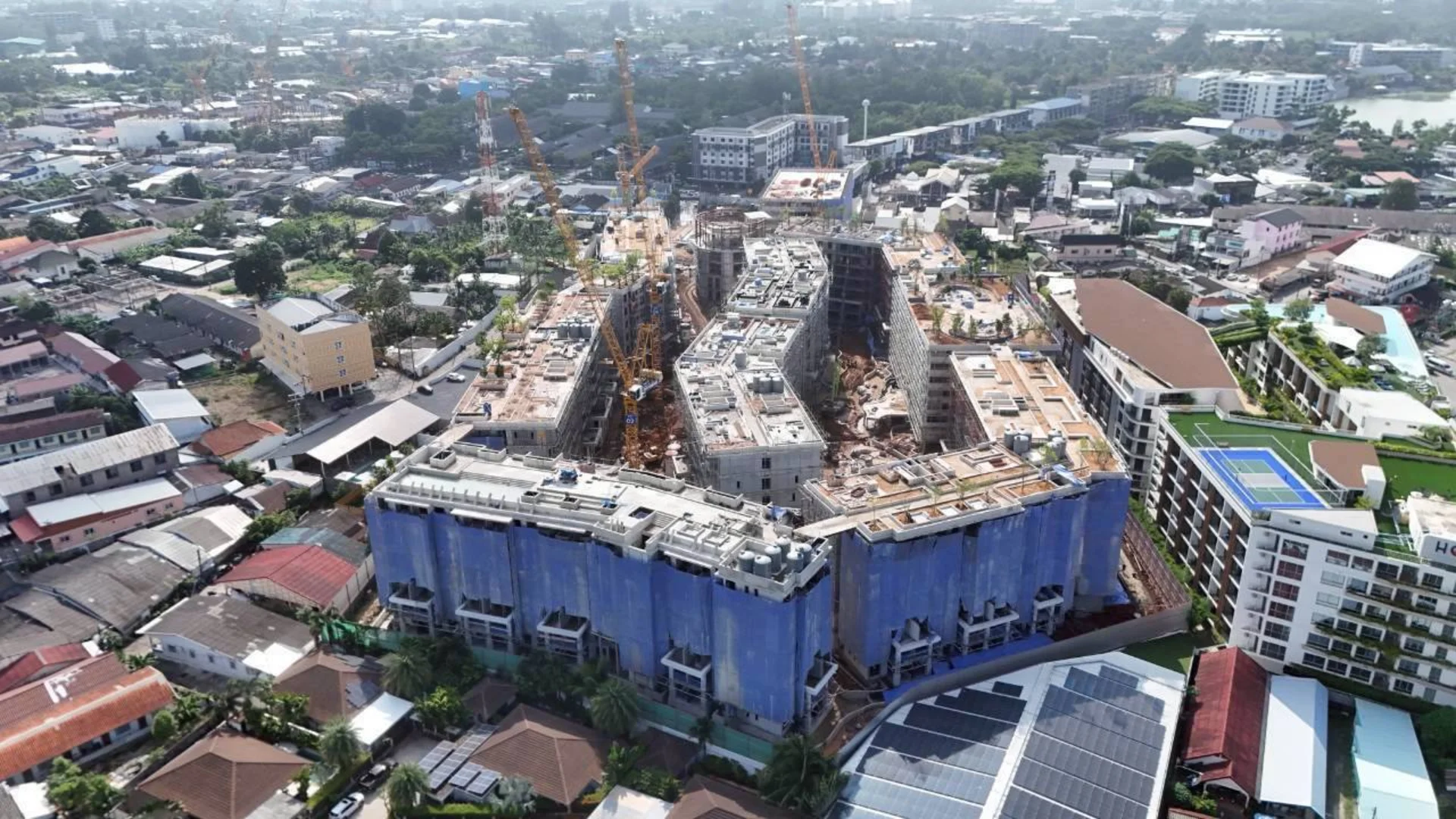 Ход строительства