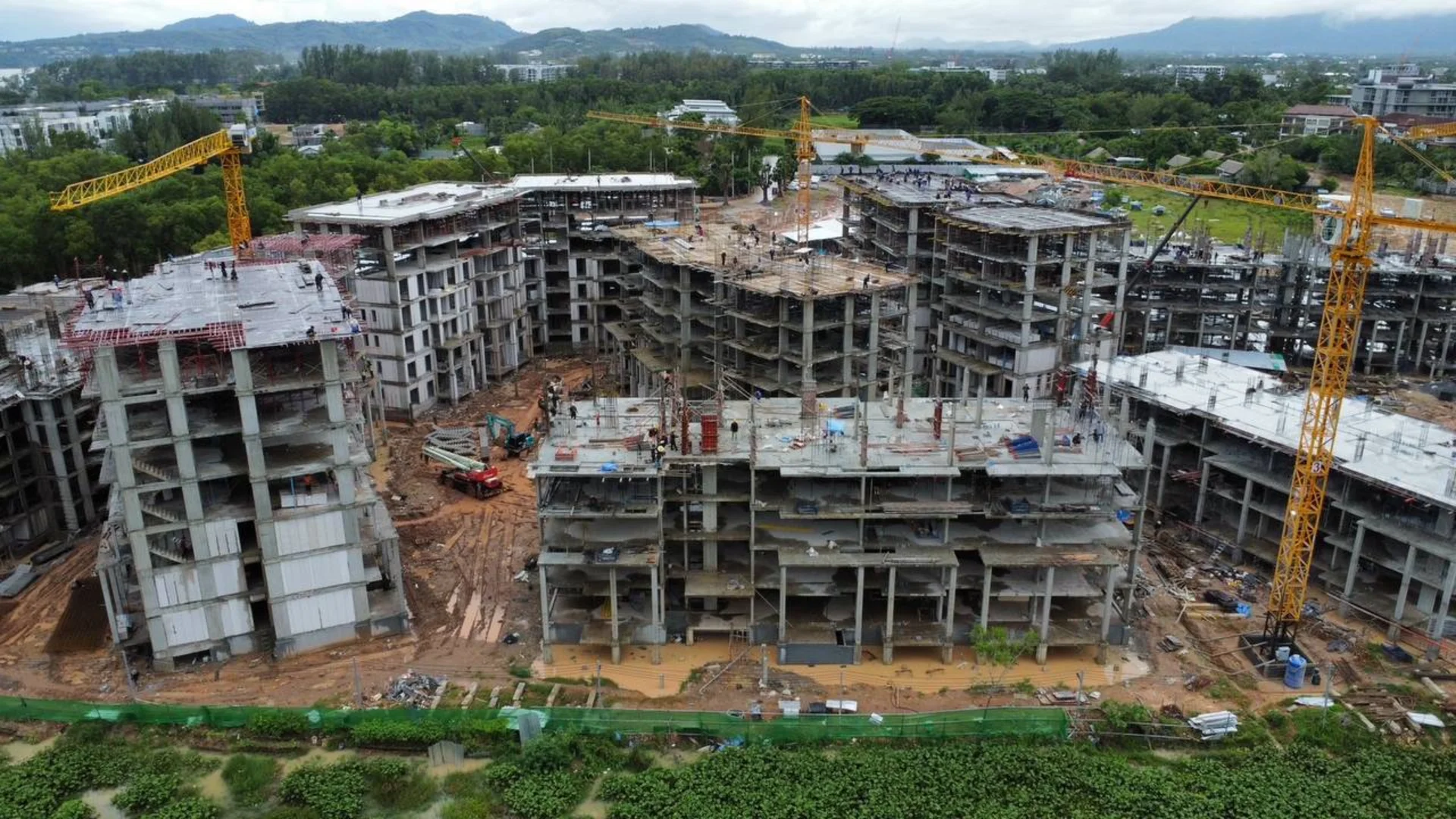 Ход строительства