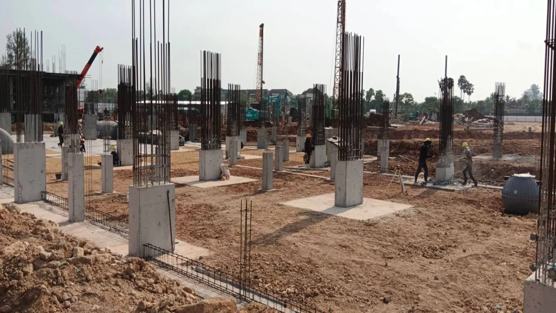 Ход строительства