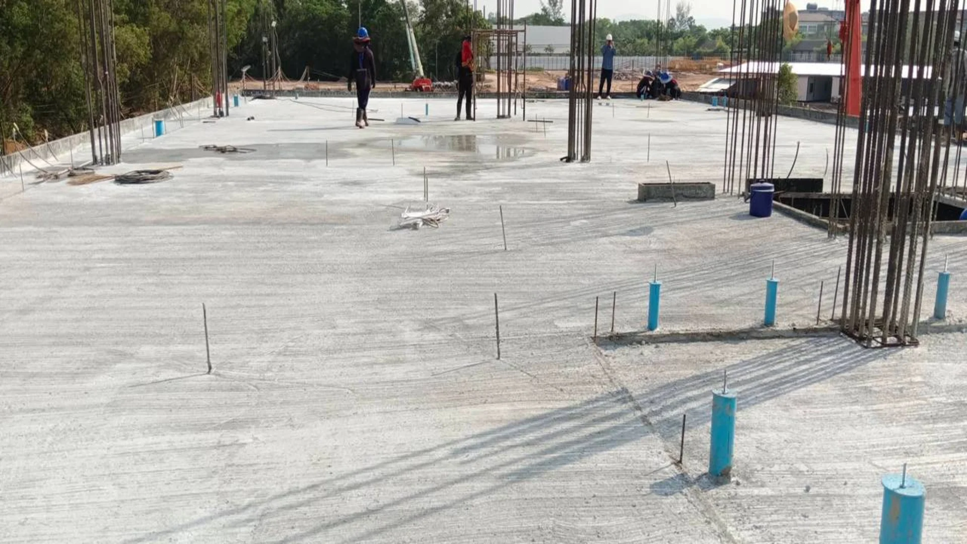 Ход строительства