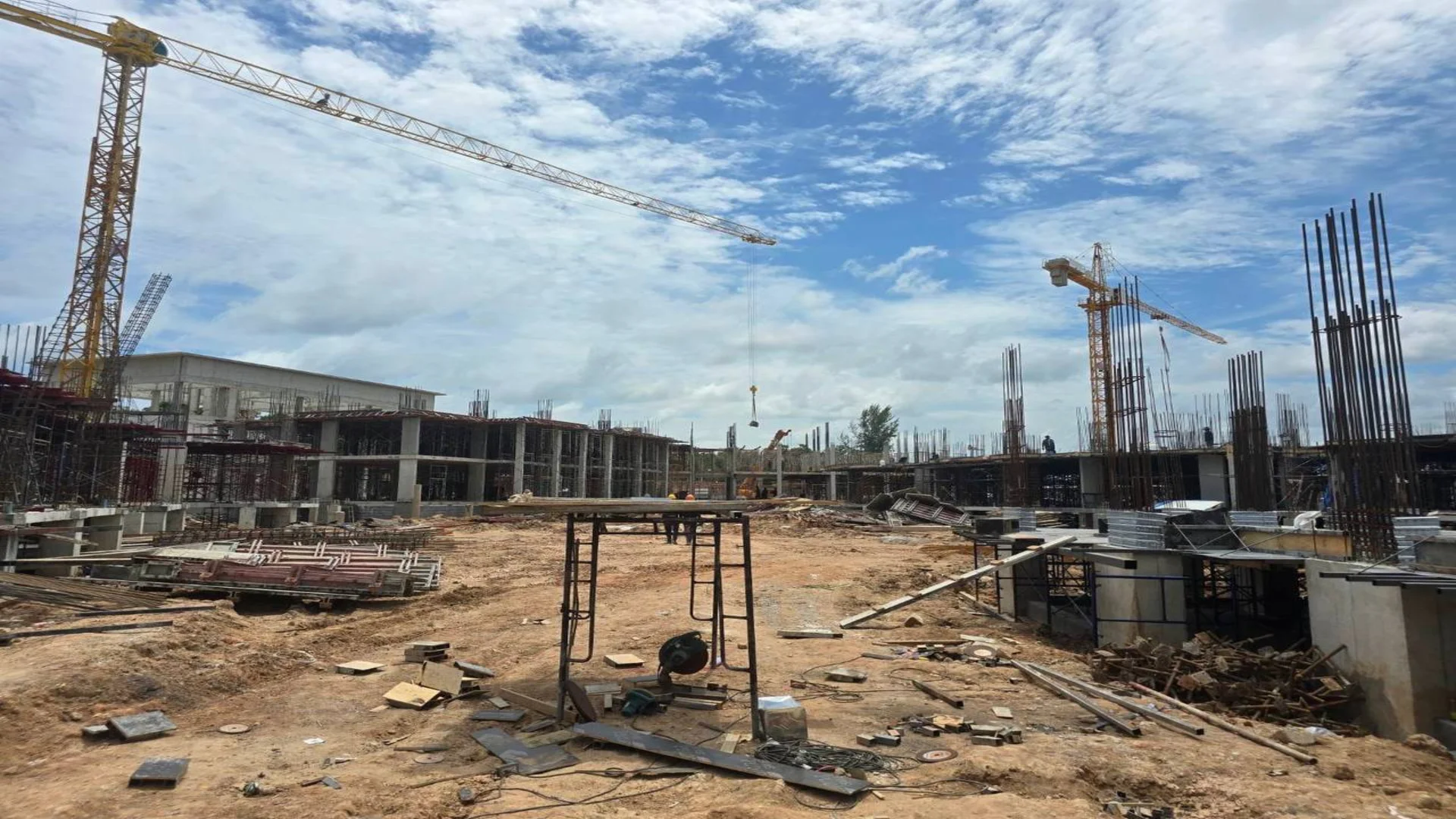 Ход строительства