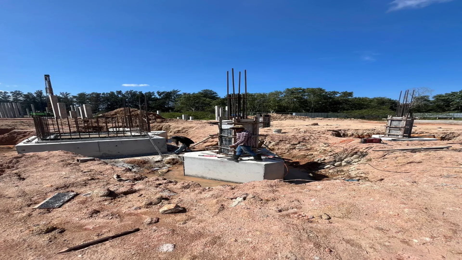 Ход строительства