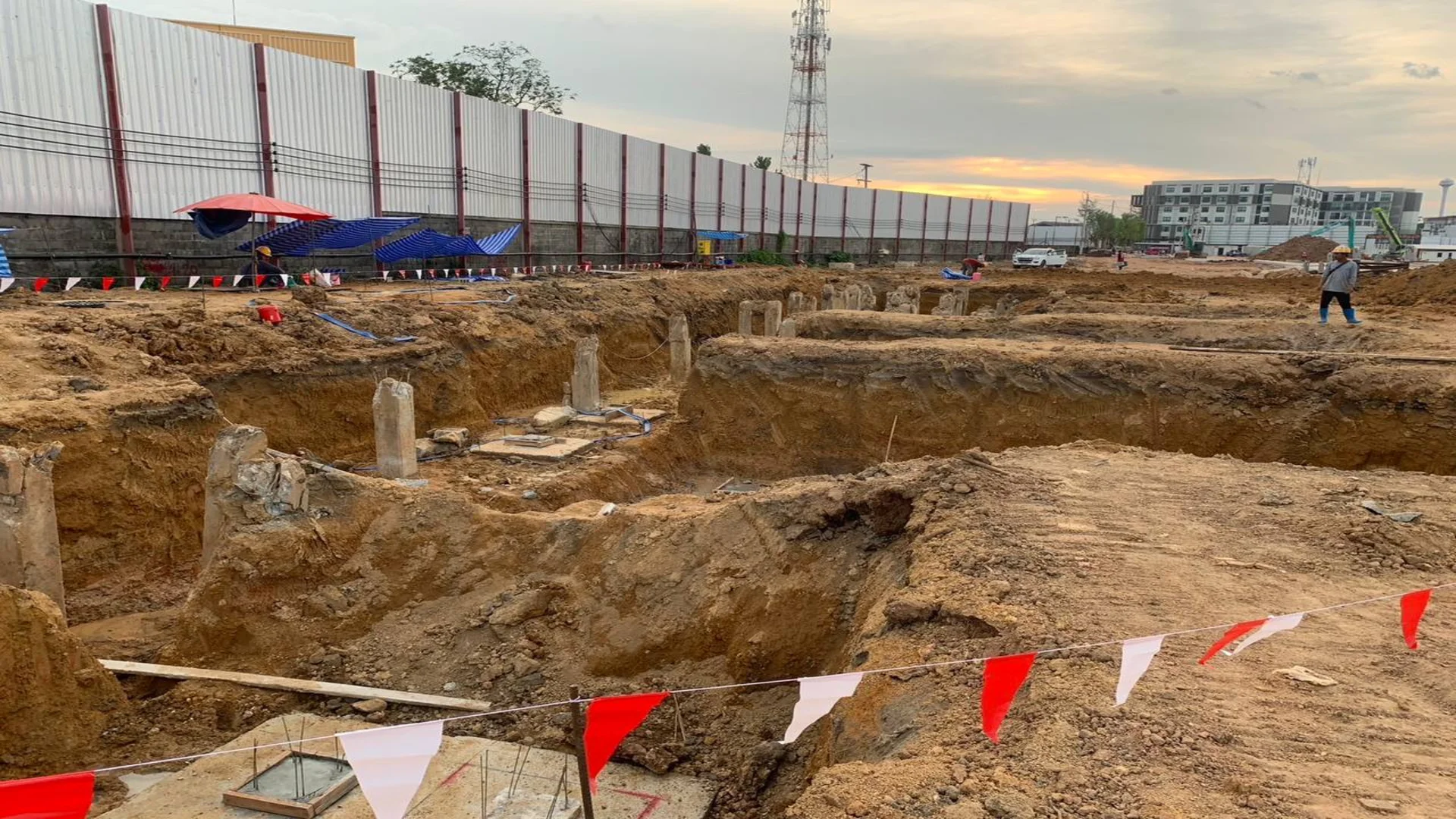 Ход строительства