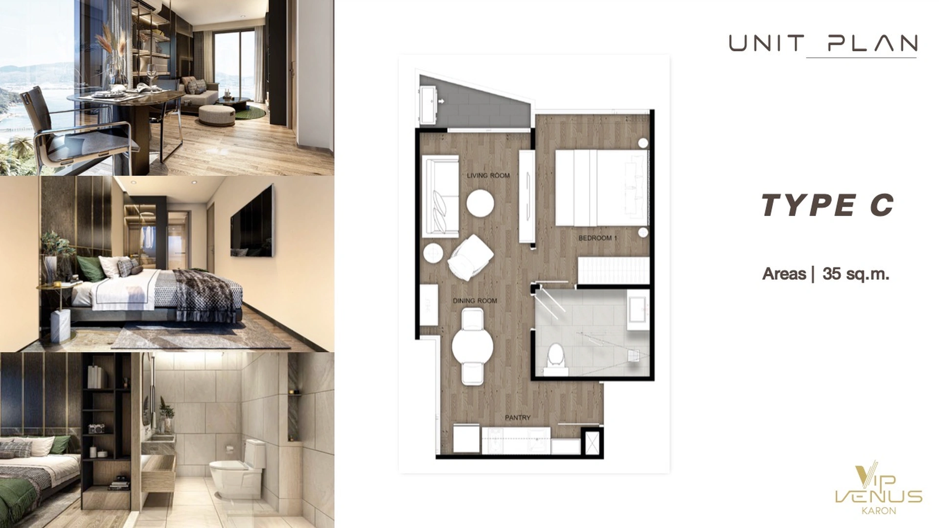 1 bedroom, 30,0 м²