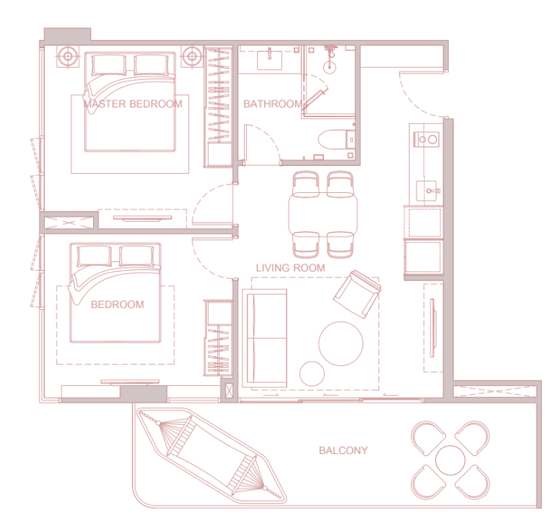 2 bedroom, 117,0 м²