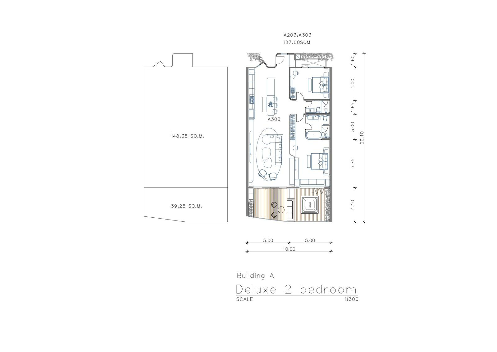 2 bedroom, 188,0 м²