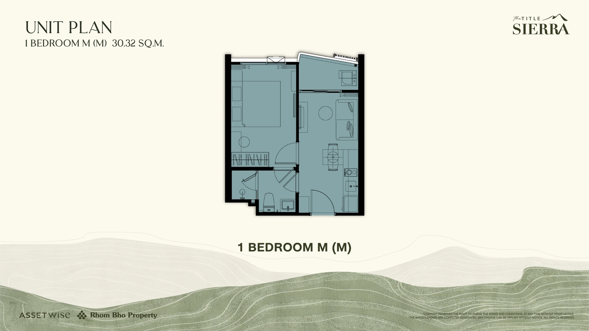 1 bedroom, 44,0 м²