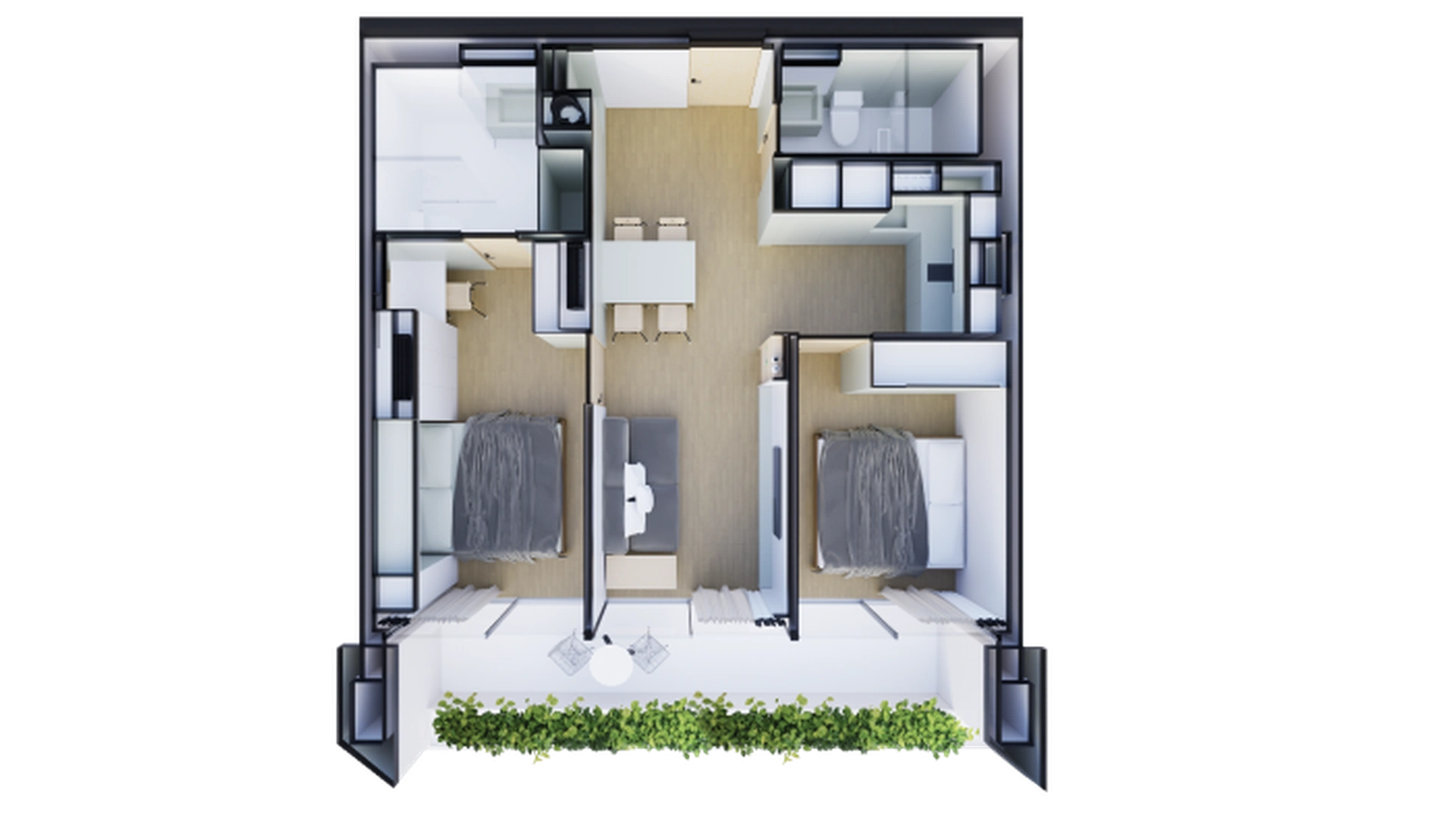 2 bedroom, 81,0 м²