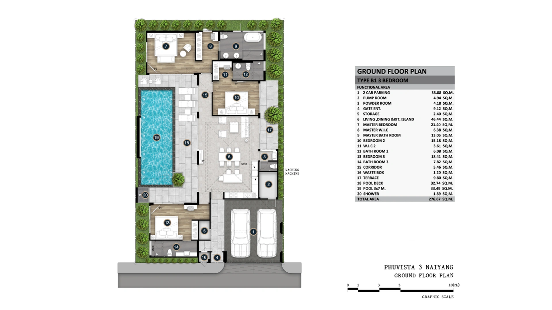 3 bedroom, 277,0 м²