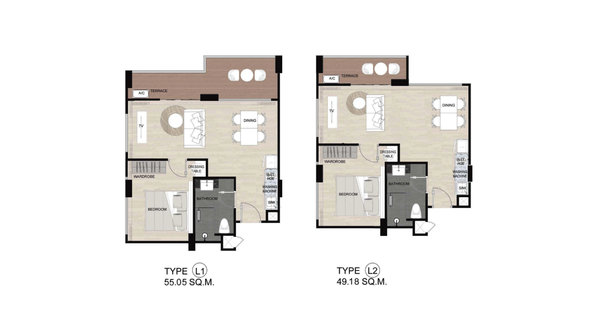 1 bedroom, 60,0 м²