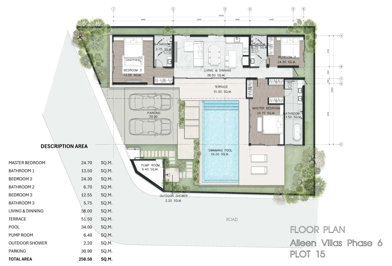 3 bedroom, 251,0 м²