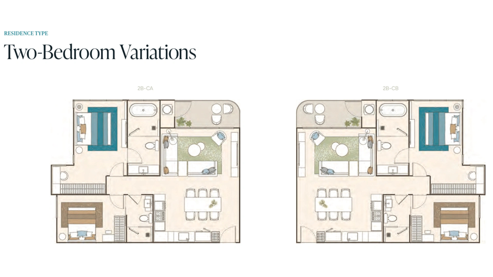2 bedroom, 83,0 м²