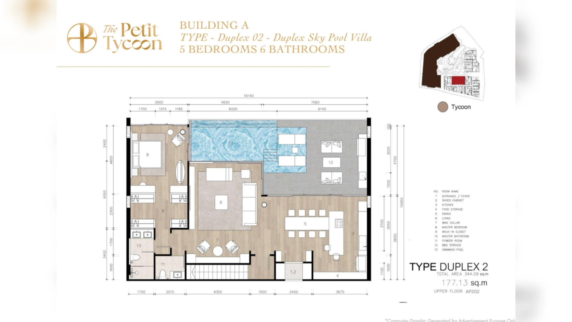 5 bedroom, 349,0 м²