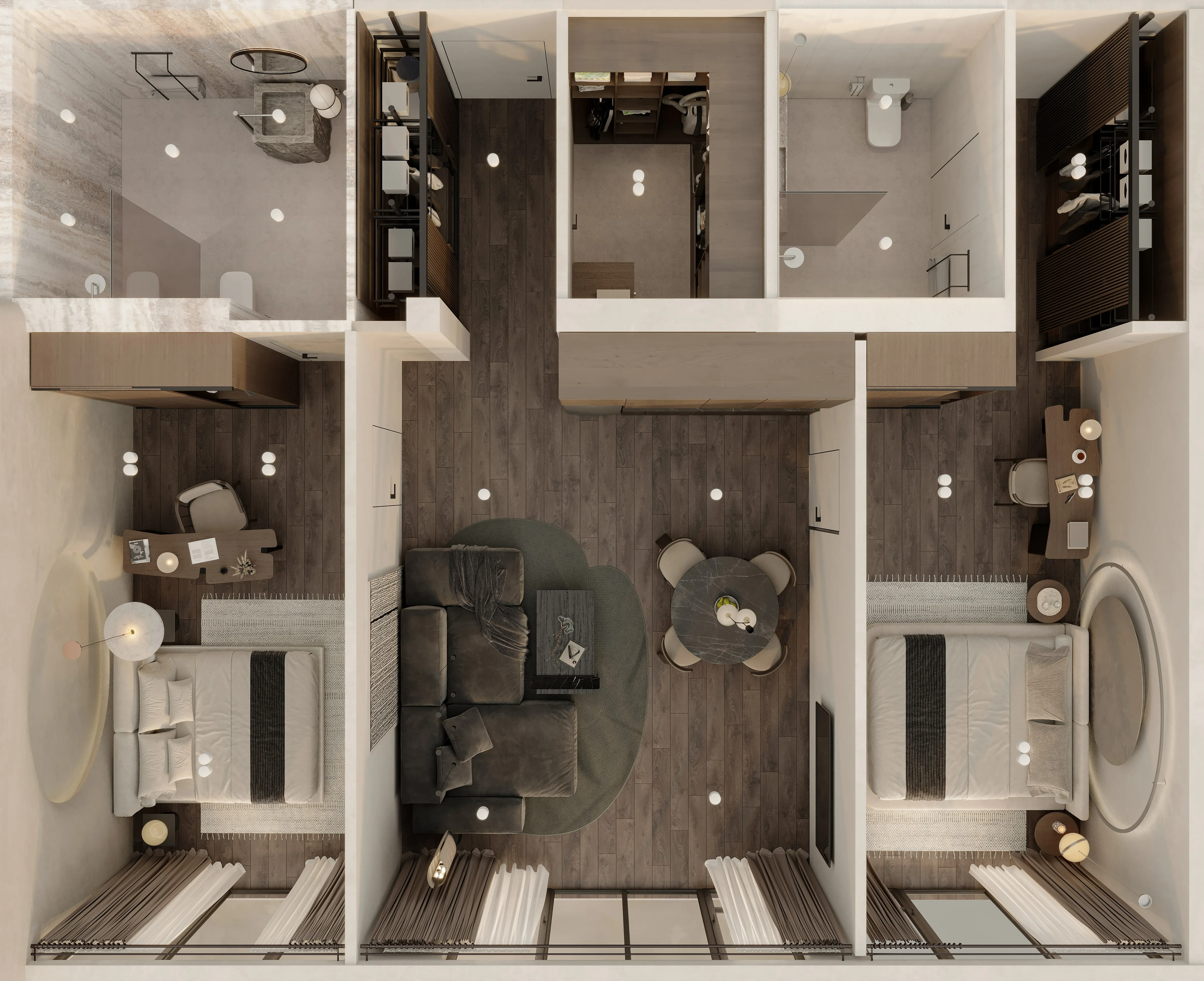 2 bedroom, 135,0 м²