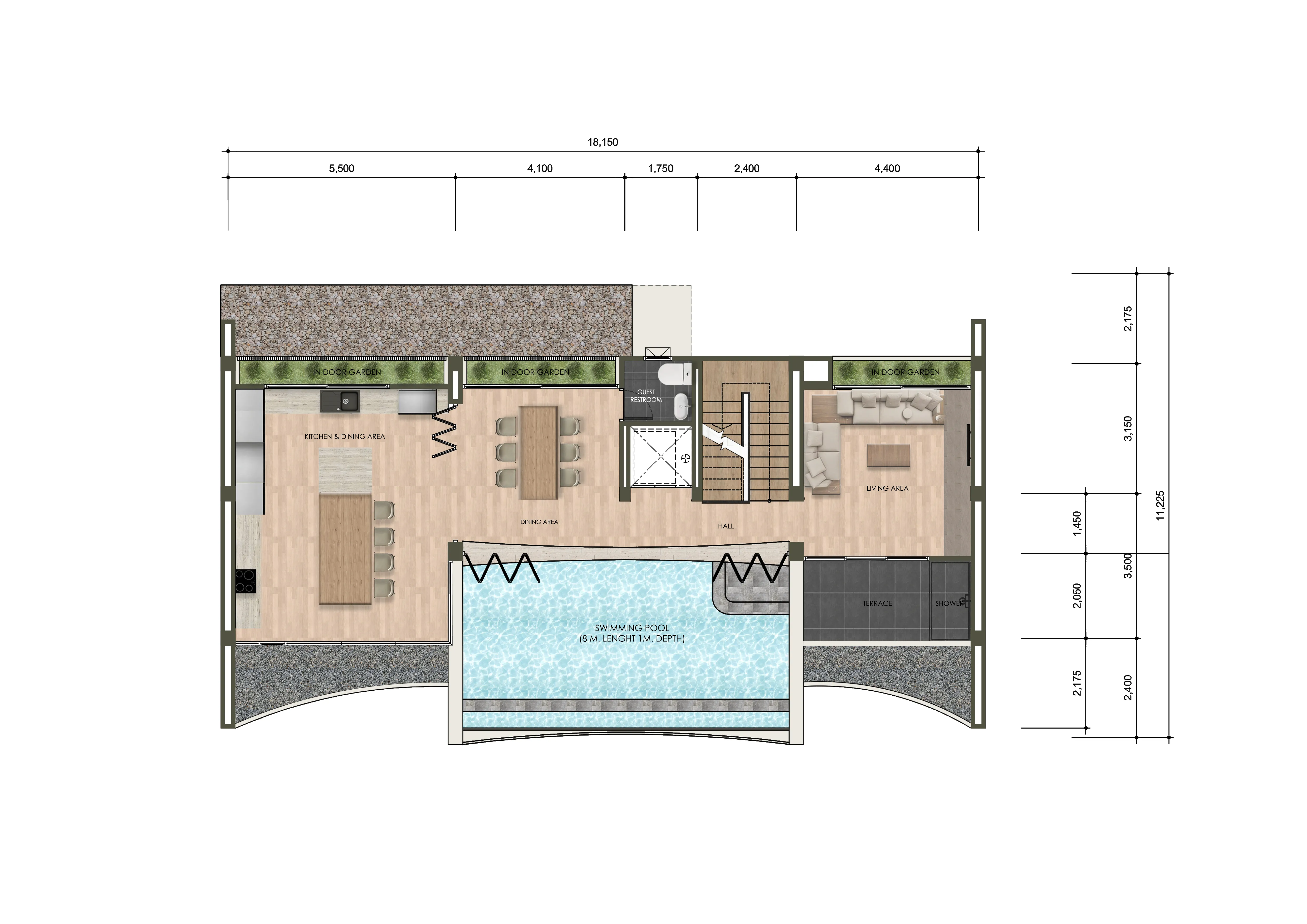 3 bedroom, 642,0 м²